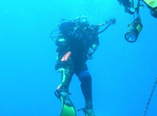 Cursos de buceo bajo el agua 